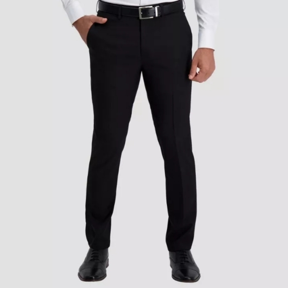 Haggar H26 Men's Stretch Slim Fit Dress Pants - Picture 1 of 6